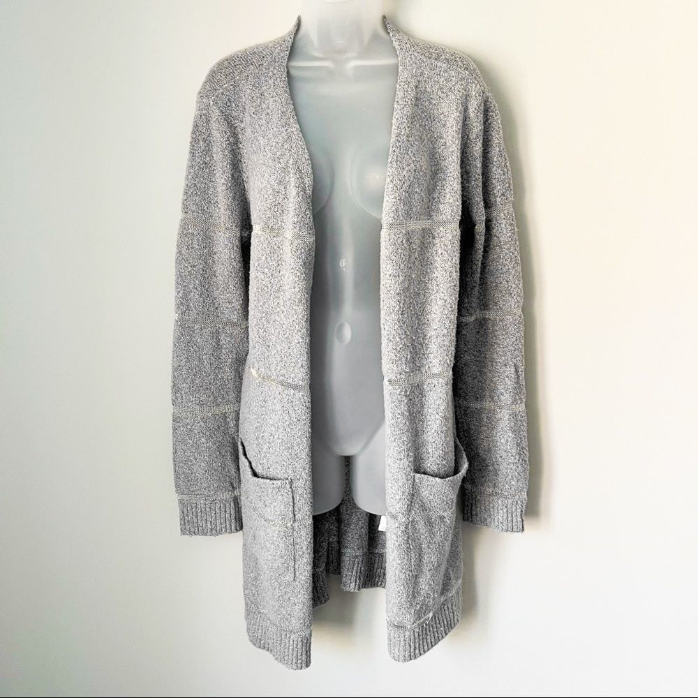 🐨 BELLDINI | Gray Lux Plush Long Cardigan